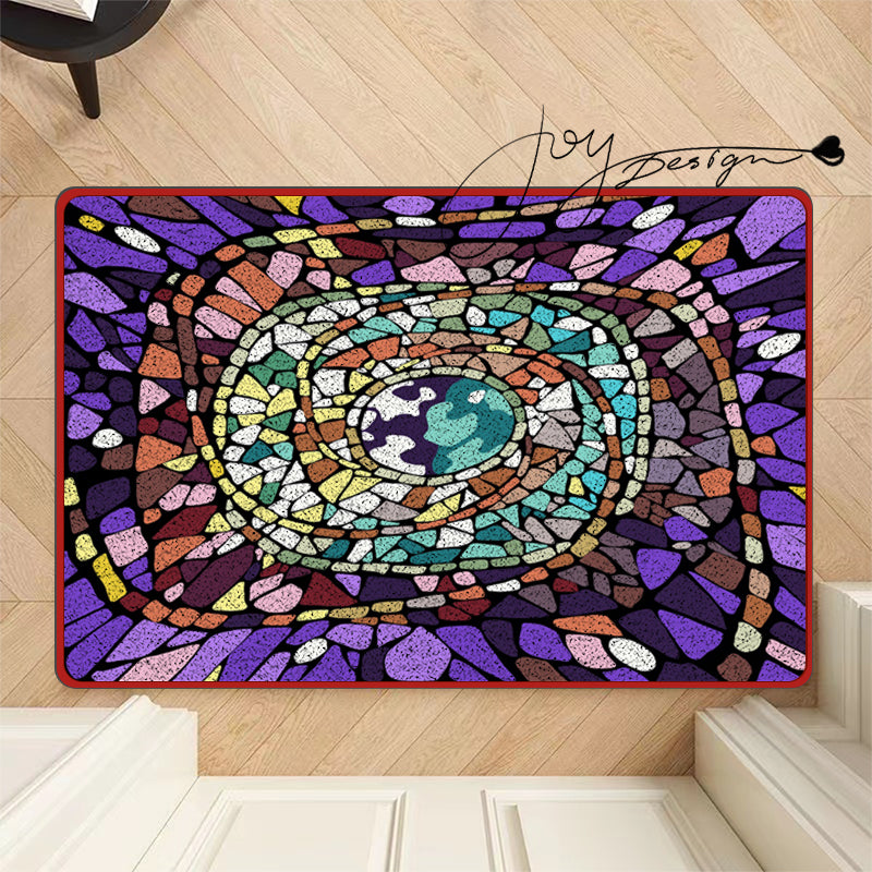 Feblilac Eyes in the Sky Geometric Nylon Door Mat - view 4