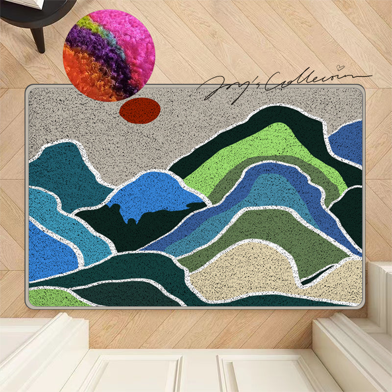 Feblilac Green Mountains and Rivers Nylon Door Mat - view 4