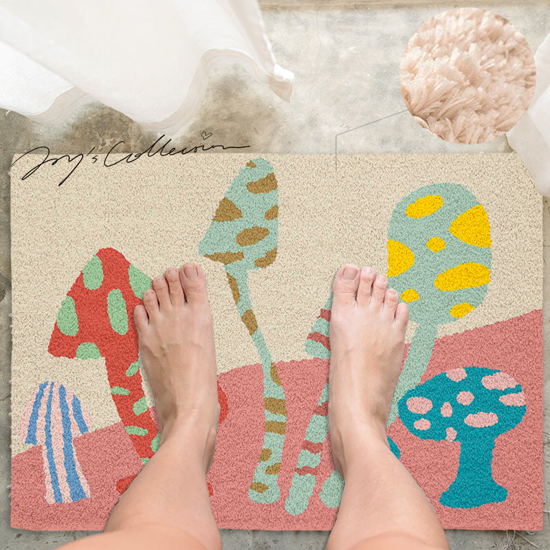 Feblilac Morandi Mushroom Tufted Bath Mat - view 4