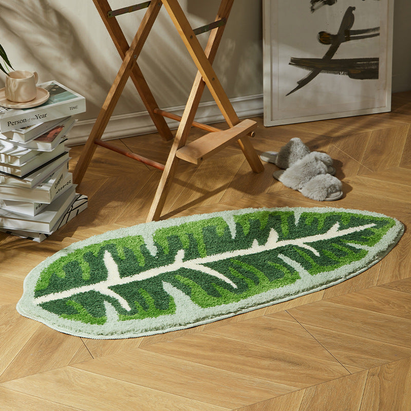Feblilac Banana Leaf Tufted Bath Mat - view 3
