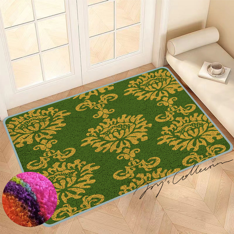 Feblilac Baroque Style One Big Flower Nylon Door Mat - view 4