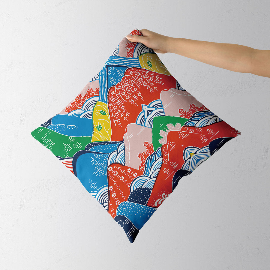 Feblilac Colorful Mountains Cushion Covers Throw Pillow Covers - view 3