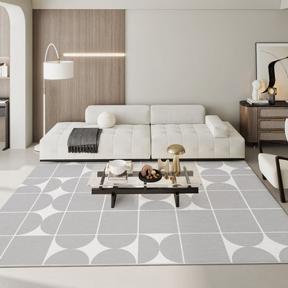 Feblilac Geometric Pattern Palta Rectangular Living Room Carpet