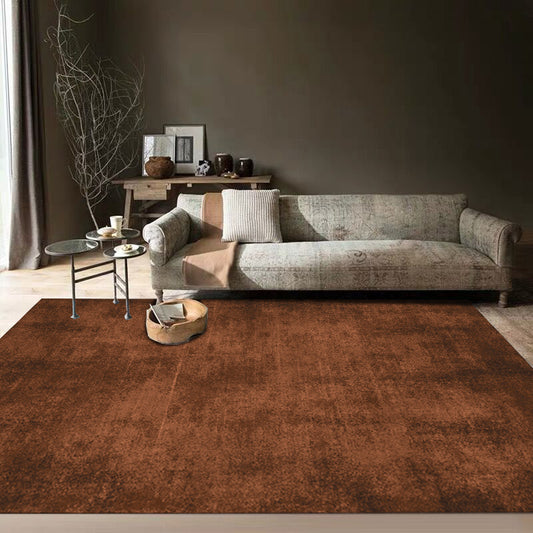 Feblilac Nordic Style Rectangular Simple Dark Color Series Living Room Carpet