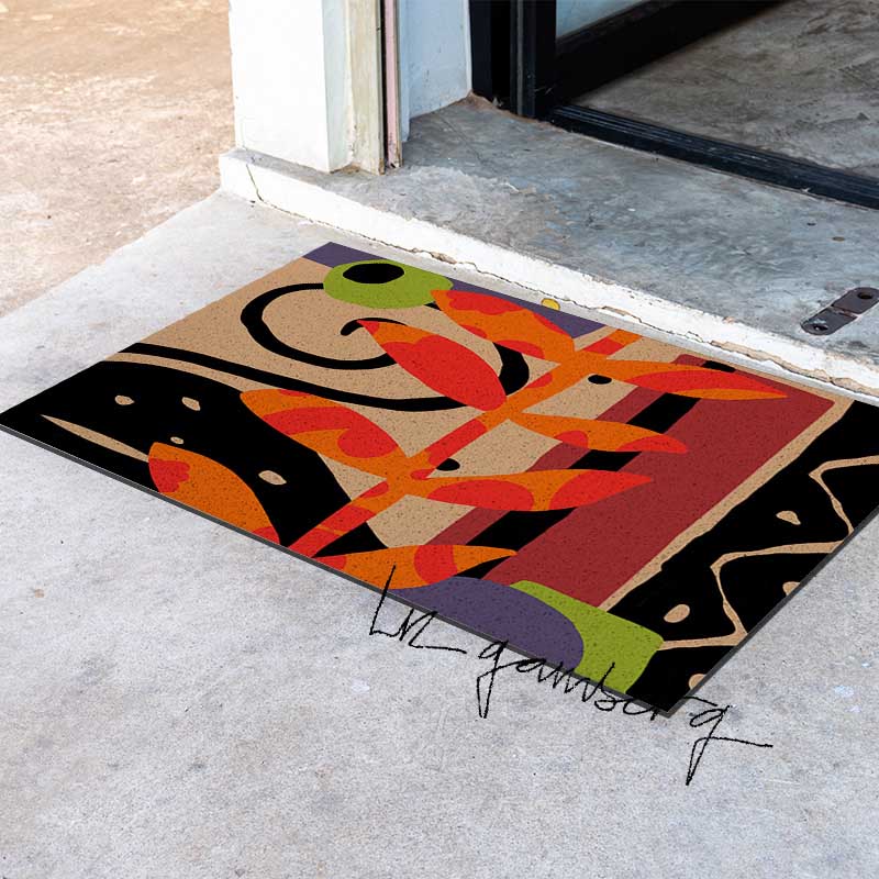Feblilac Layered Vines PVC Coil Door Mat by Liz Gamberg Studio from US - view 4