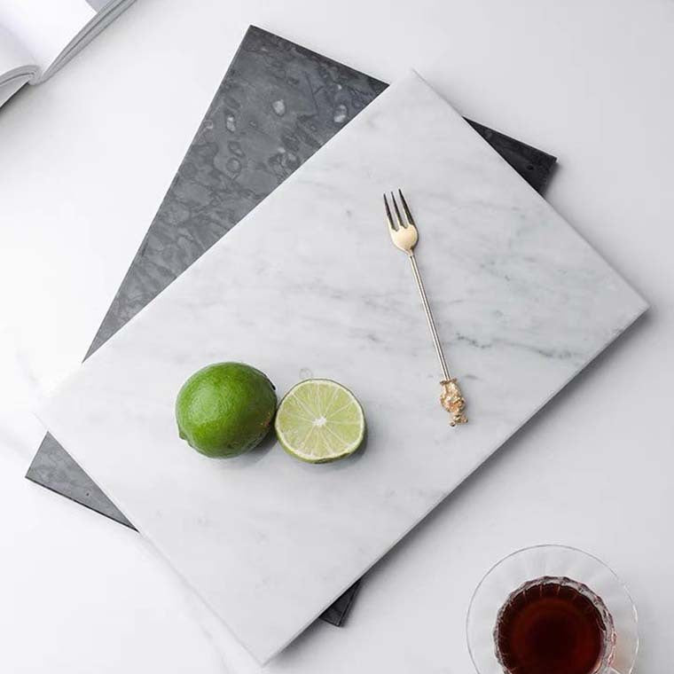 Feblilac Marble Cosmetic Storage Tray Bathroom Storage Tray - view 4
