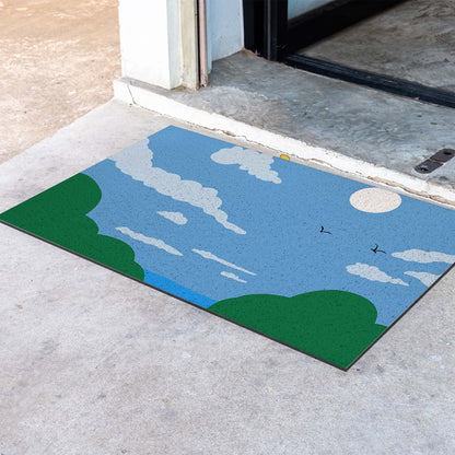 Feblilac Path to the Beach PVC Coil Door Mat