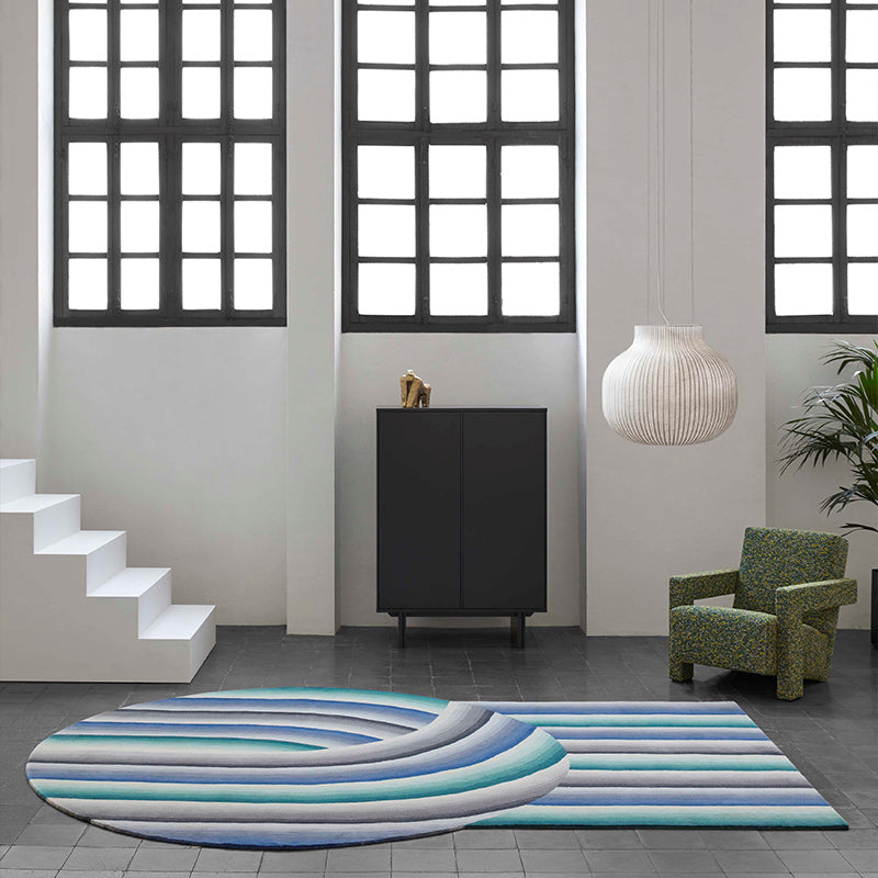 Feblilac Geometric Bamboo Weaving Handmade Tufted Acrylic Livingroom Carpet Area Rug - view 4