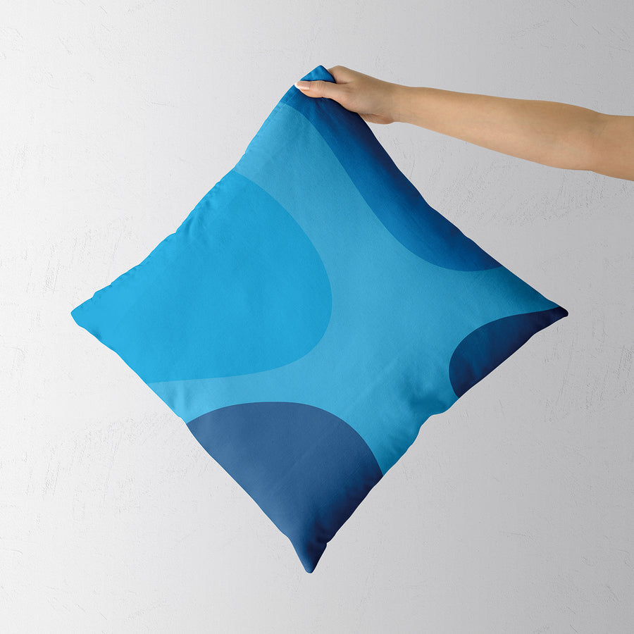 Feblilac Blue Wave Coast Cushion Covers Throw Pillow Covers - view 3