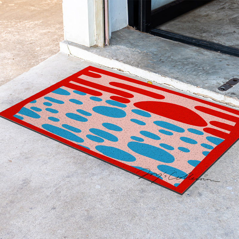 Feblilac Pink Sky and Sea PVC Coil Door Mat - view 4