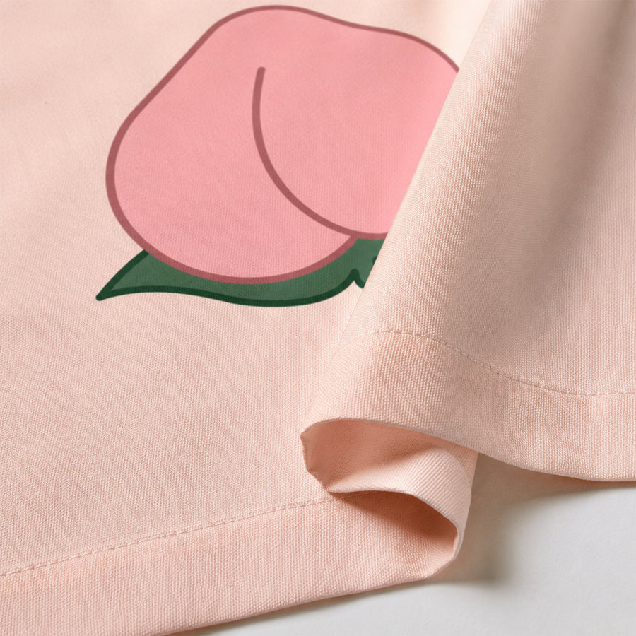 Feblilac Peach Door Curtain | Cute Room Divider Curtain - view 4
