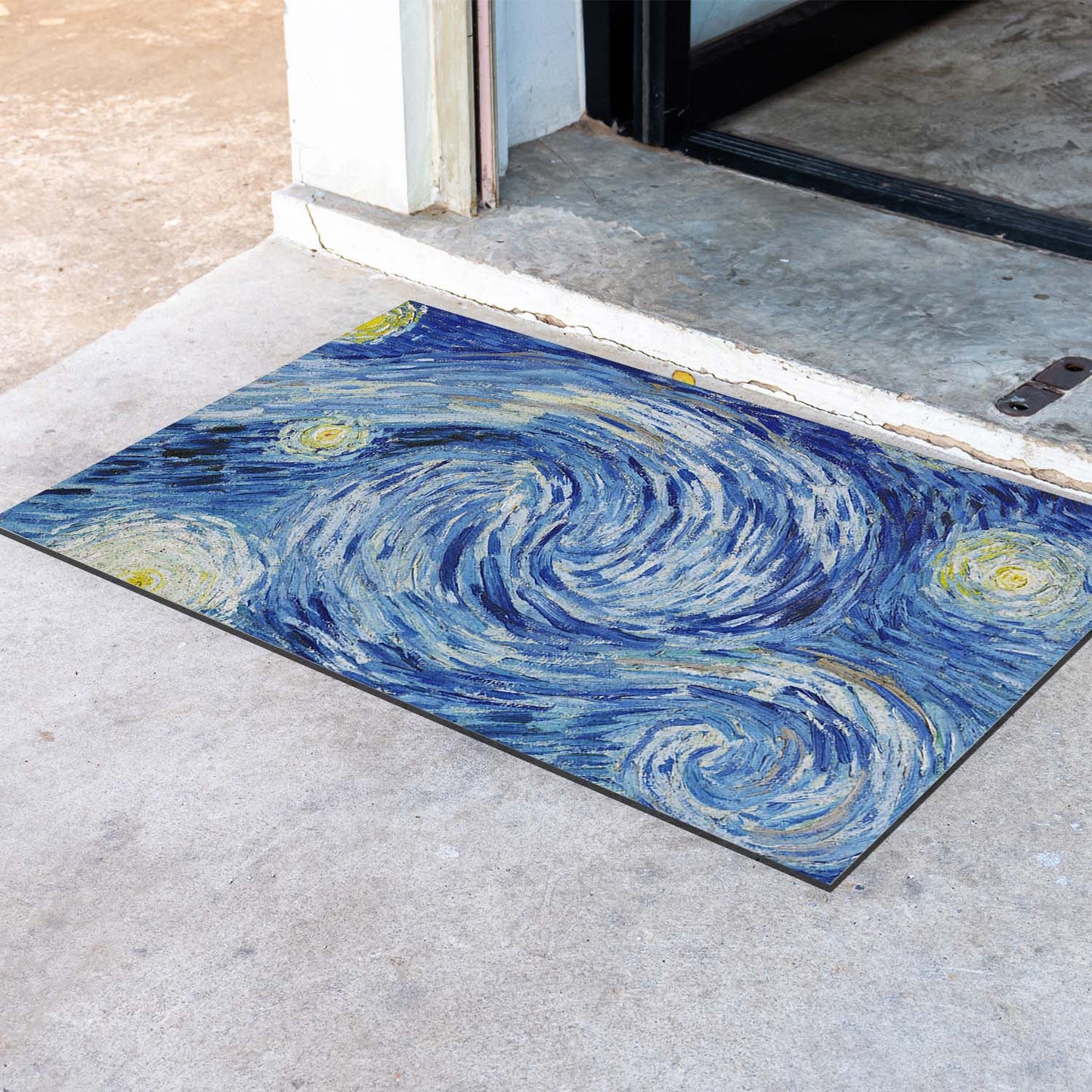 Feblilac Starry Night PVC Coil Door Mat