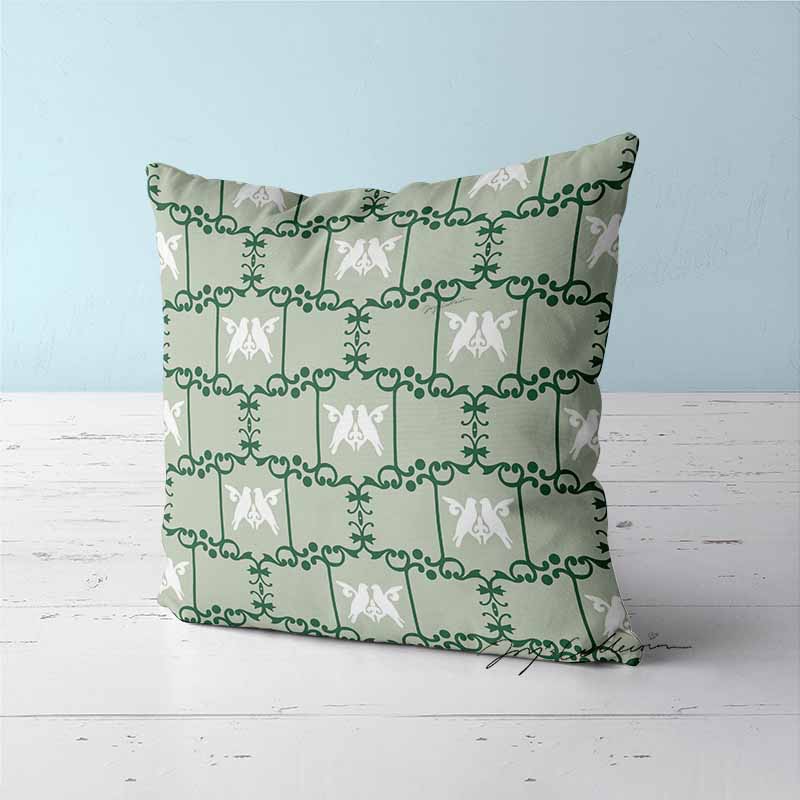 Feblilac Baroque Pigeon Cushion Covers Throw Pillow Covers