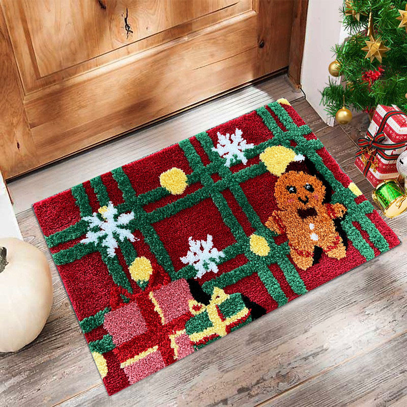 Feblilac Christmas Gift Tufted Bath Mat