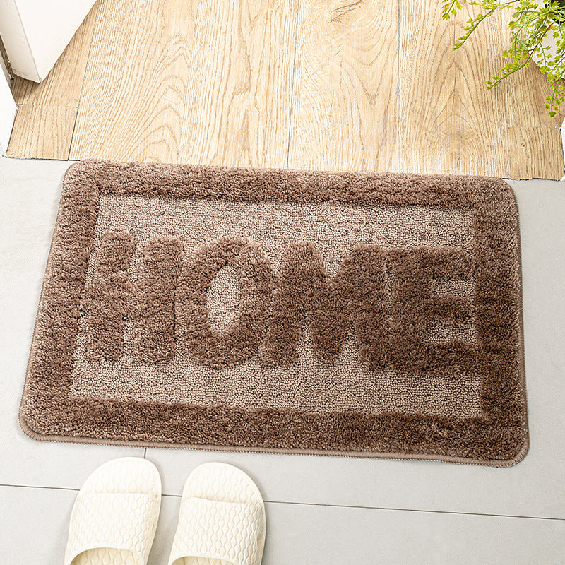 Feblilac Solid Geometric Pattern Tufted Bath Mat - view 6