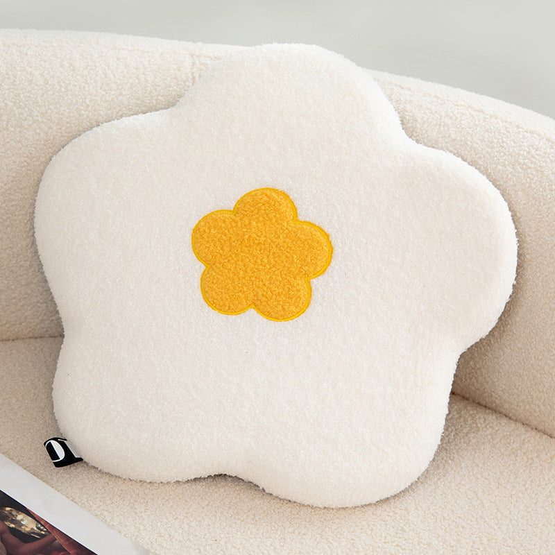 Feblilac Flower Plush Memory Foam Cushion Seat Pads
