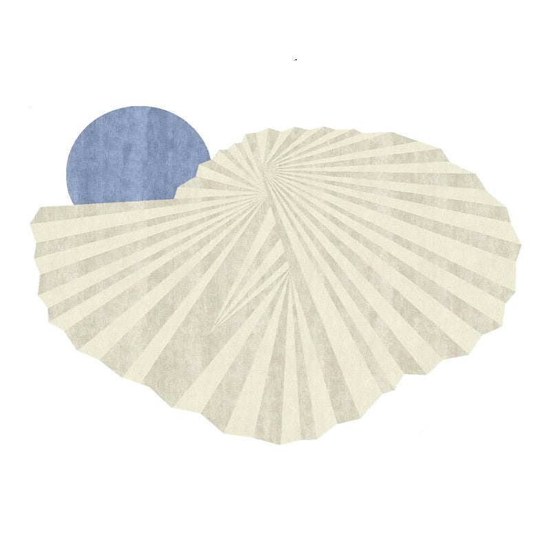 Feblilac Irregular Abstract Shell Handmade Tufted Acrylic Livingroom Carpet Area Rug - view 8