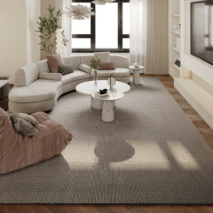 Feblilac Nordic StyleRectangular Solid Wool Living Room Carpet