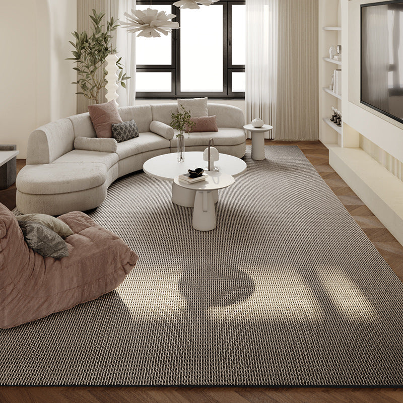Feblilac Nordic StyleRectangular Solid Wool Living Room Carpet