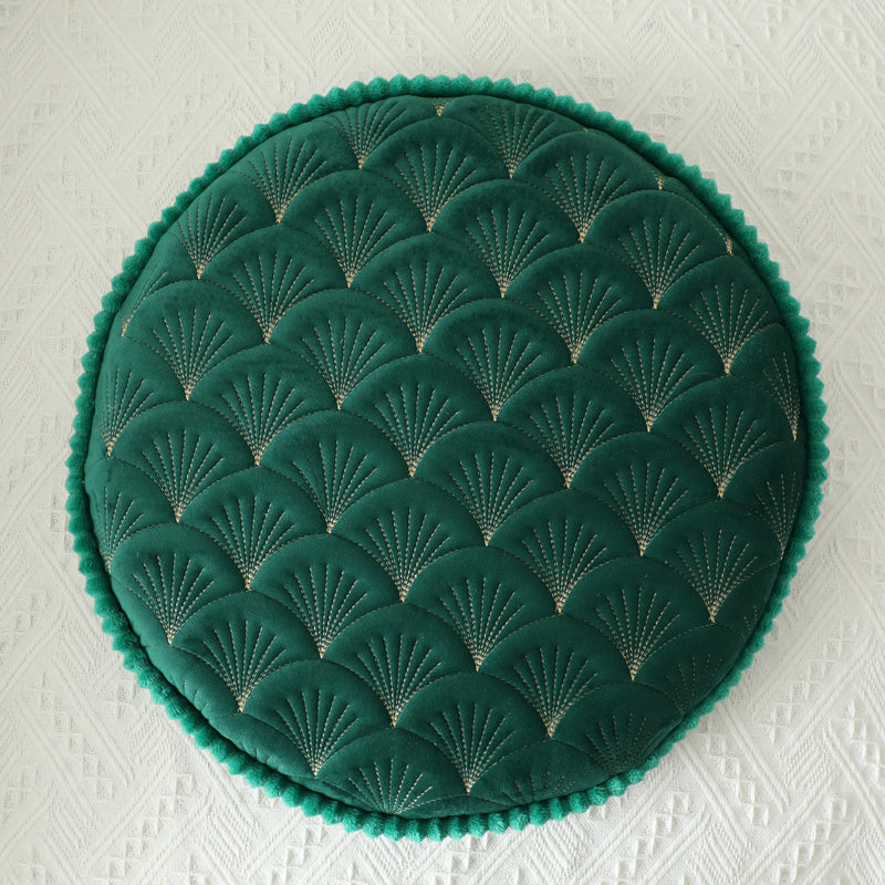 Feblilac Solid Leaves Plush Memory Foam Cushion - view 6