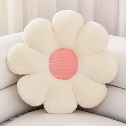 Feblilac Flower Pillow, Flower-Shaped Throw Pillow, Butt Cushion Floor Pillow, Seating Cushion, Cute Room Decor, Plush Pillow for Bedroom Sofa Chair