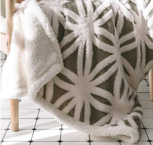 Grey Throw 60'' X 50''- Bohemian Soft Plush Flannel Throw Blankets for Bed/Couch/Sofa/Office/Camping - view 3