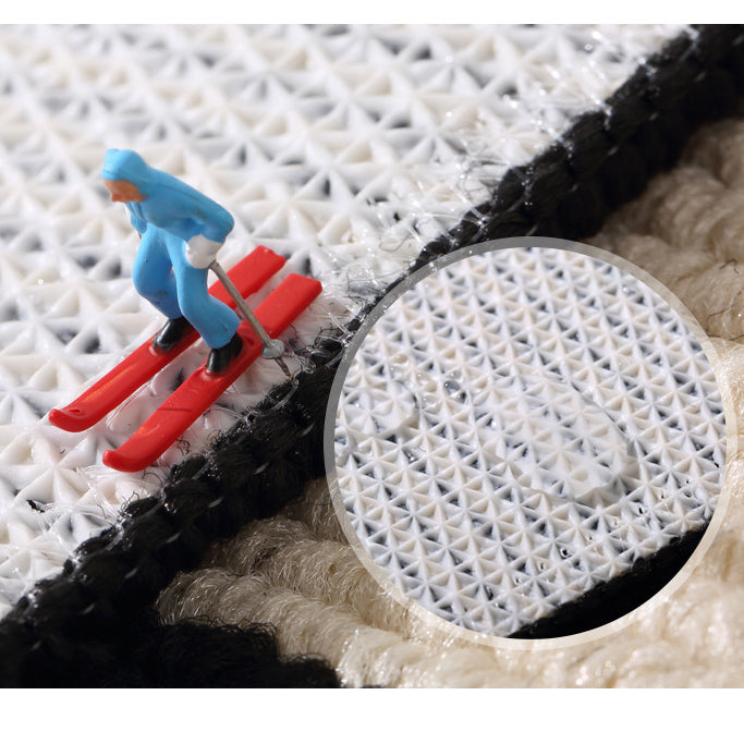 Feblilac Stripes Kitchen Mat, Waterproof and Oil-proof Carpet, Leave-in Washable, Wipeable, Long Strip, Non-sl - view 4