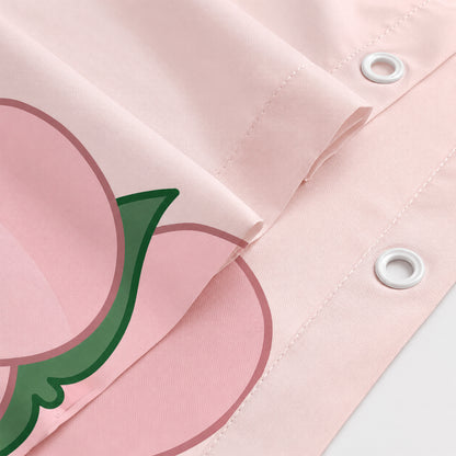 Feblilac Pink Peach Shower Curtain