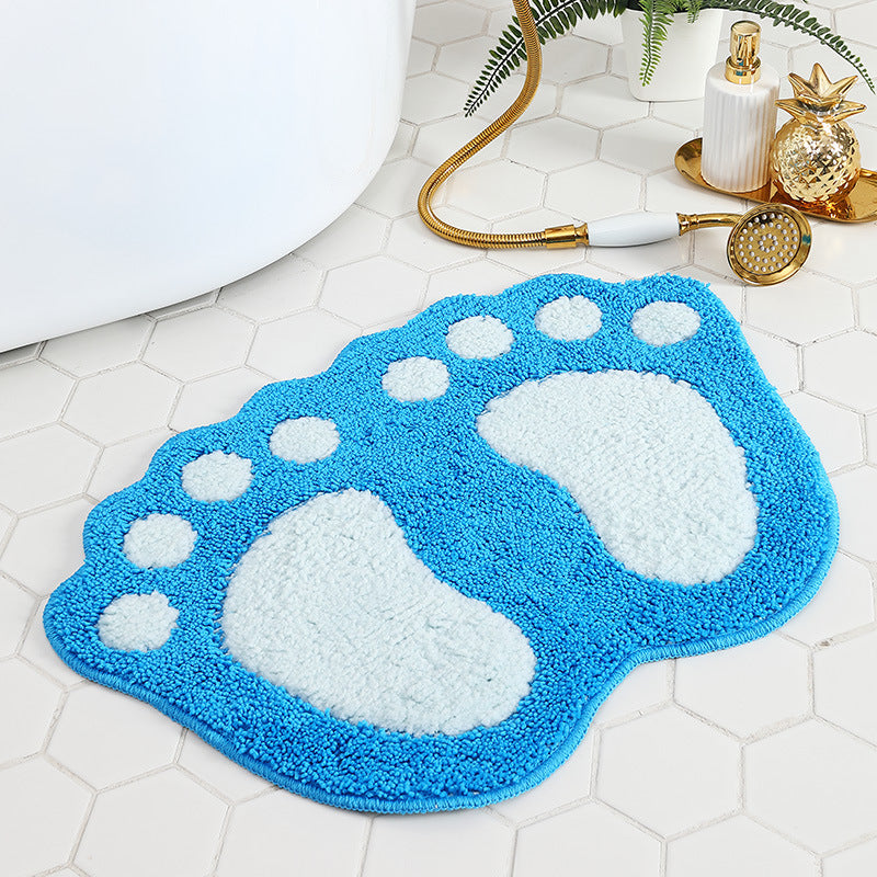 Feblilac Cute Feet Tufted Bath Mat - view 6