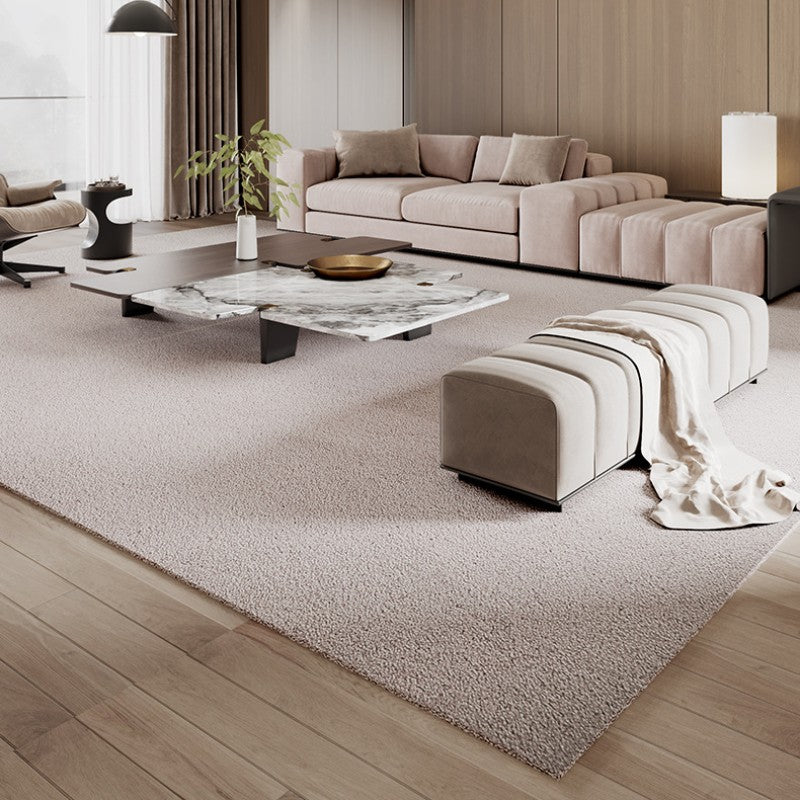 Feblilac Nordic Minimalism Rectangular Solid Living Room Carpet