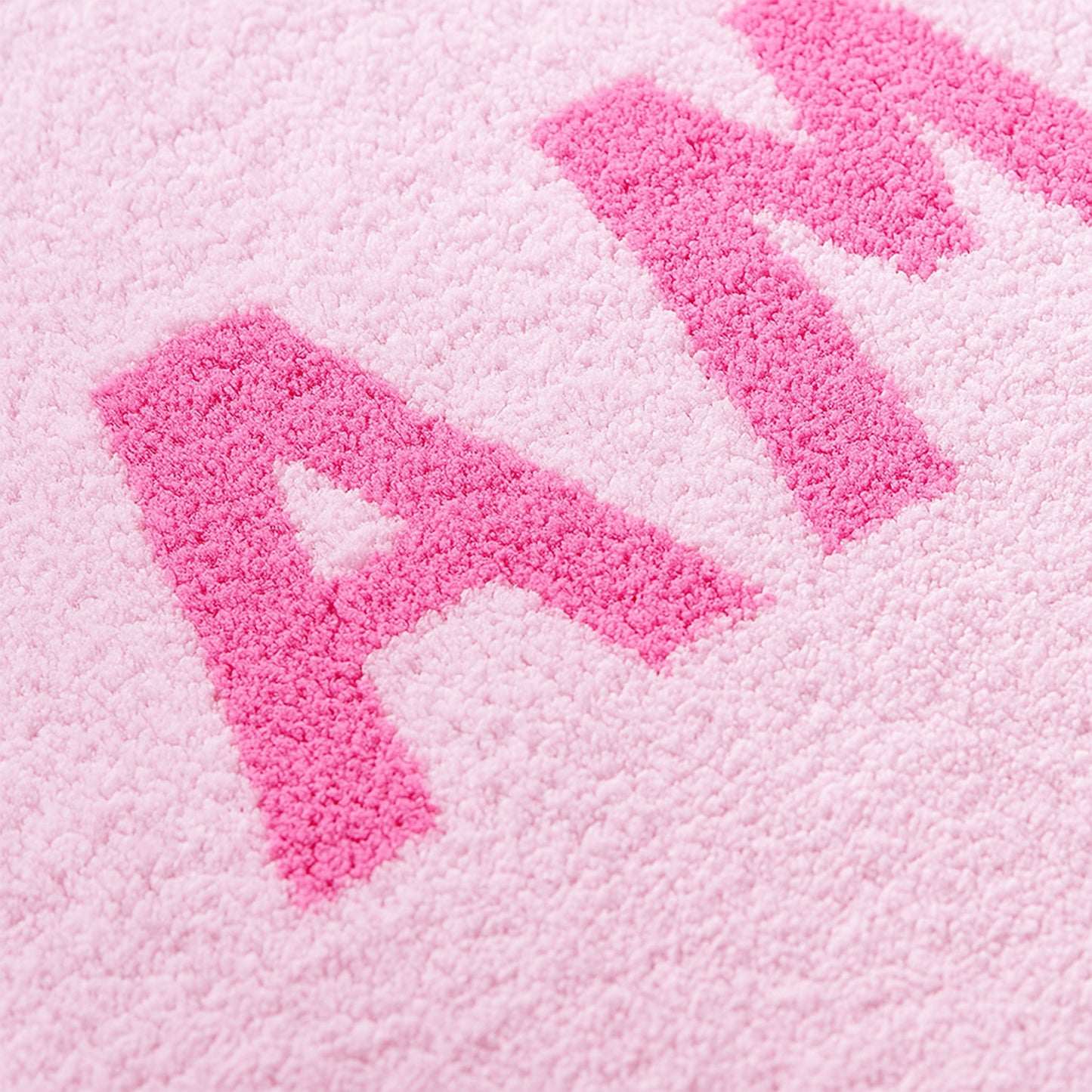 Feblilac Pink French AMOUR Tufted Bath Mat