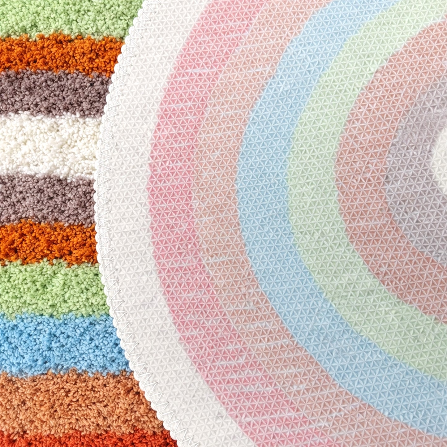 Feblilac Rainbow Runway Bedroom Mat