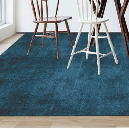 Feblilac Nordic Style Rectangular Simple Dark Color Series Living Room Carpet