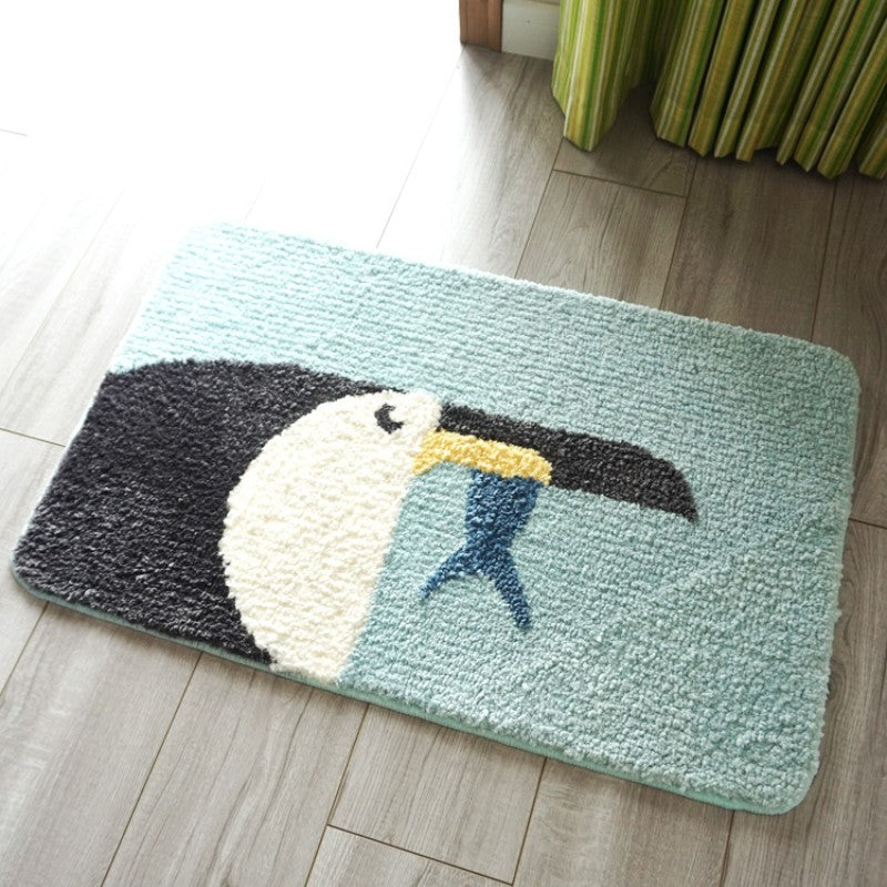 Feblilac Geometric and Space Tufted Bath Mat - view 5
