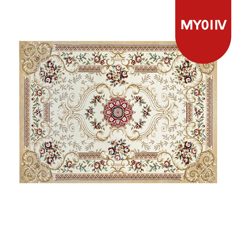 Vintage European-Style Living Room Rug, Area Rug Big Mat for Bedroom Bedside - view 12