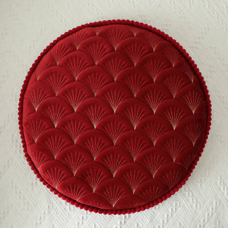 Feblilac Solid Leaves Plush Memory Foam Cushion - view 7