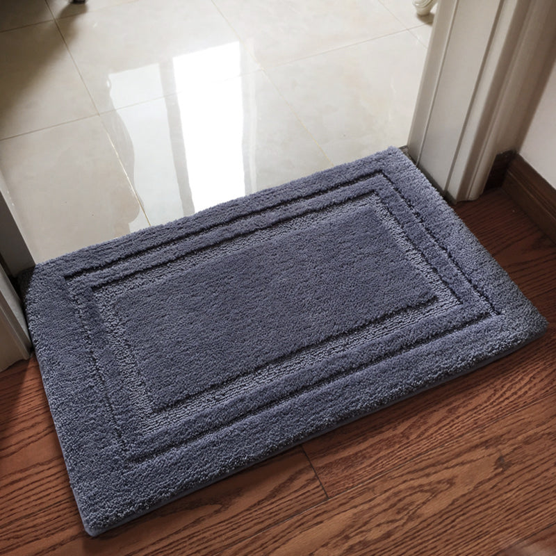 Feblilac Rectangular Simple Solid Memory Foam Tufted Bath Mat - view 3
