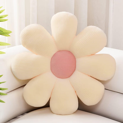 Feblilac Flower Pillow, Flower-Shaped Throw Pillow, Butt Cushion Floor Pillow, Seating Cushion, Cute Room Decor, Plush Pillow for Bedroom Sofa Chair