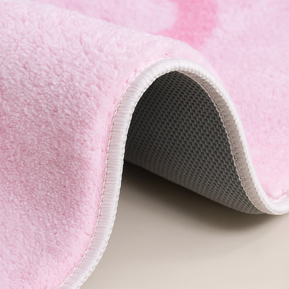 Feblilac Pink French AMOUR Tufted Bath Mat