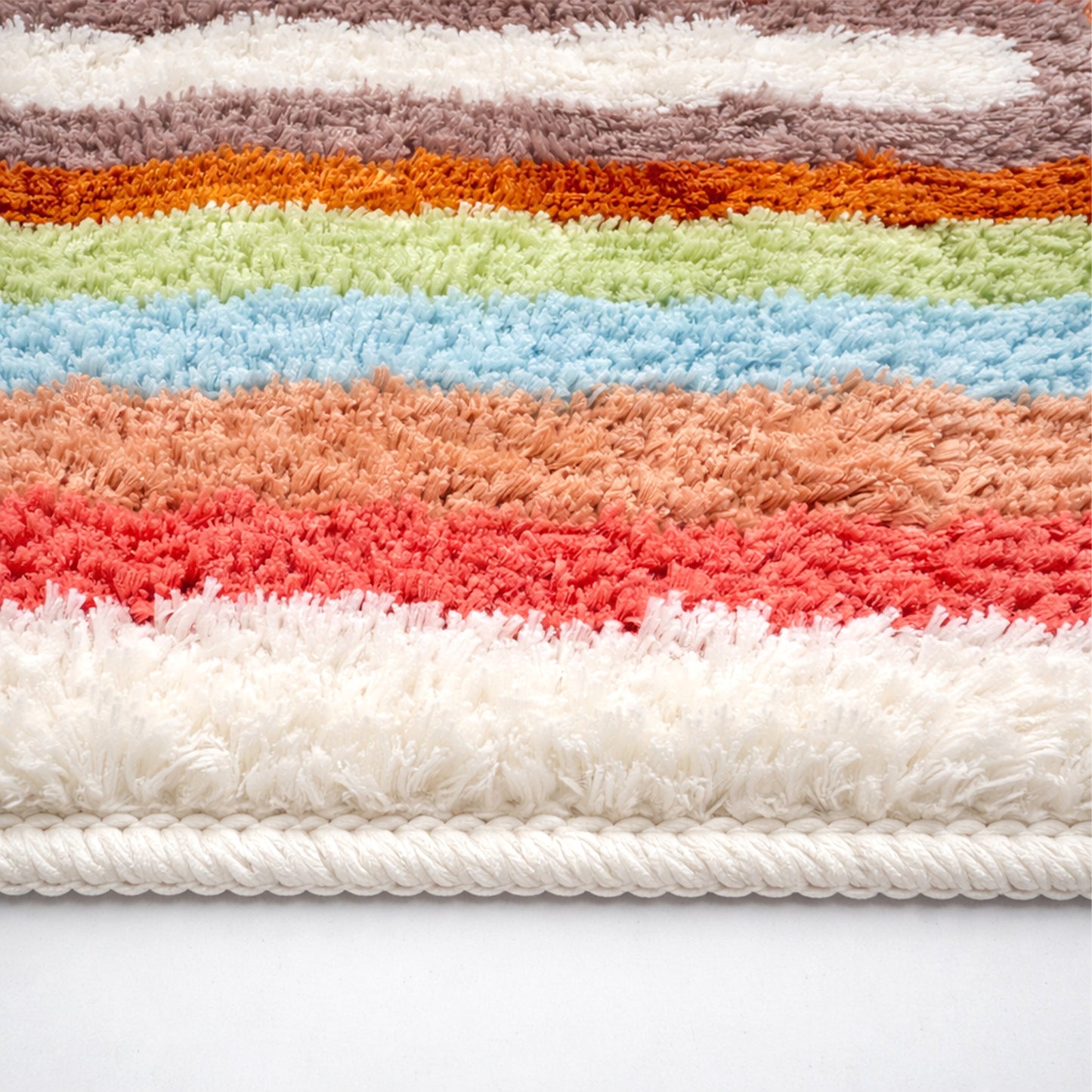 Feblilac Rainbow Runway Bedroom Mat