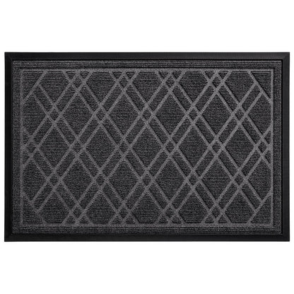 Feblilac Solid Geometric Embossing Door Mat