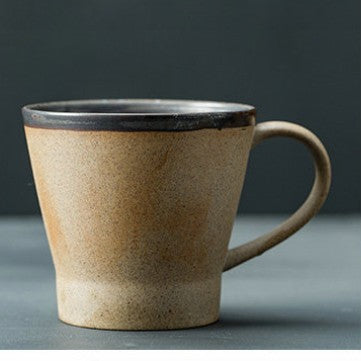 Feblilac Japanese Style Helices Ceramic Coffee Mug Vintage Cup - view 5