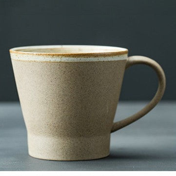 Feblilac Japanese Style Helices Ceramic Coffee Mug Vintage Cup - view 4