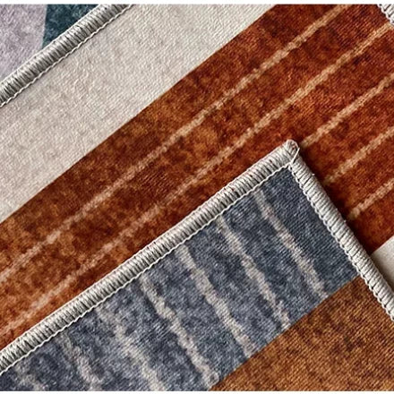 Feblilac Geometric Pattern Morocco Sunset Living Room Carpet - view 2
