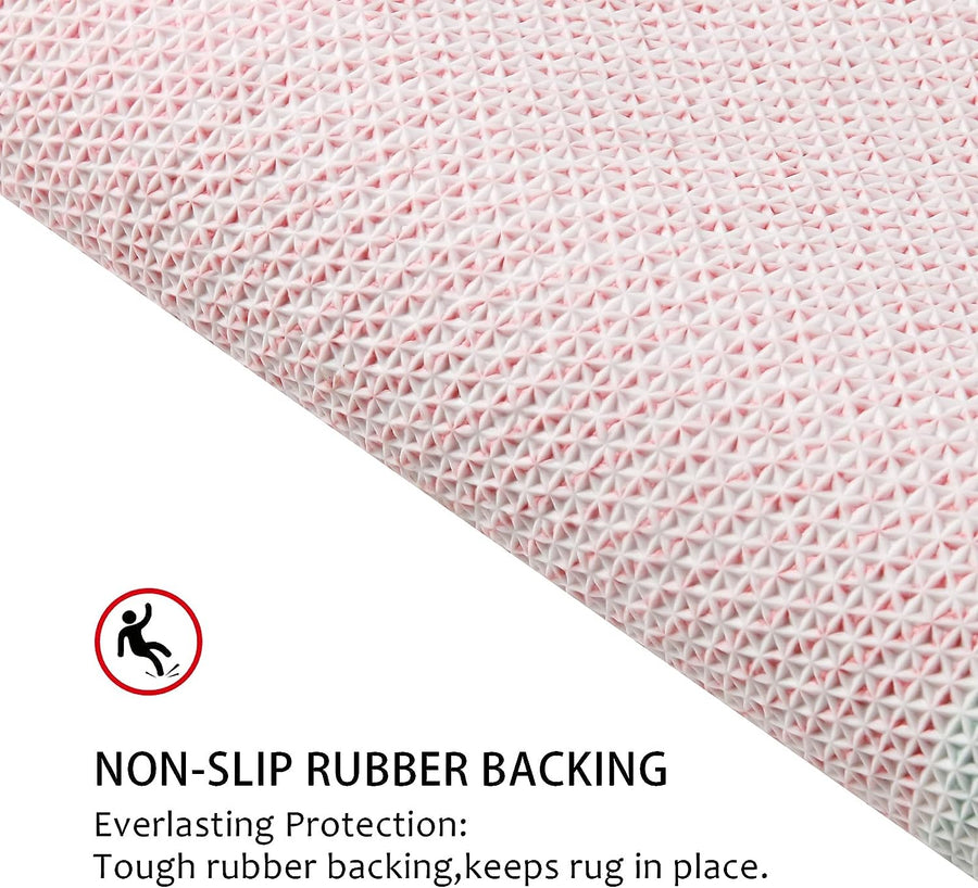 Cute Bathroom Rug, Thick Soft Absorbent Microfiber Bathroom Mat, Non-Slip Cherry Shaggy Bath Rugs, Machine Was - view 4