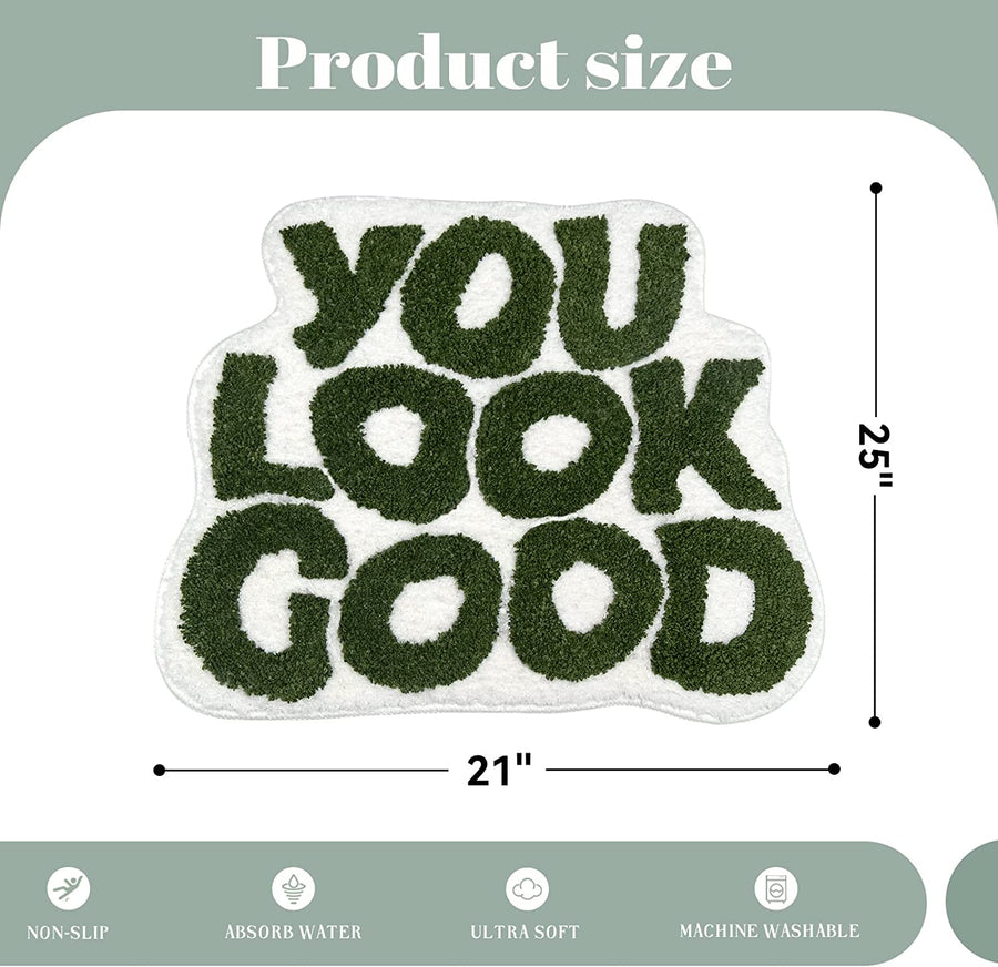 Feblilac You Look Good Bath Mat - view 2