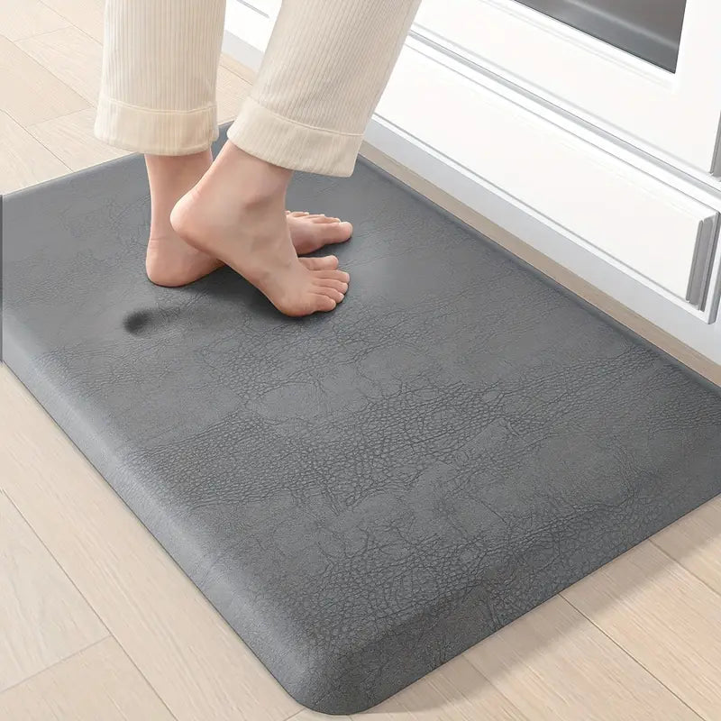 Feblilac Solid Anti-Fatigue Floor Mat, Non-Slip and Waterproof Bath Mat - view 2
