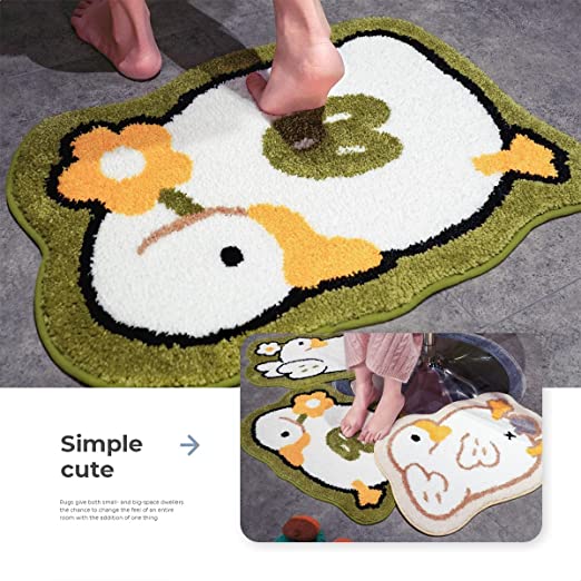 Feblilac Duck Animals Tufted Bath Mat - view 7
