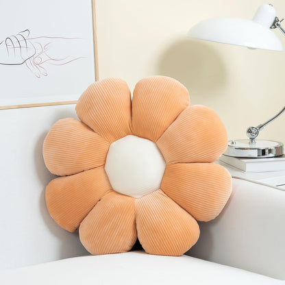 Feblilac Flower Pillow, Flower-Shaped Throw Pillow, Butt Cushion Floor Pillow, Seating Cushion, Cute Room Decor, Plush Pillow for Bedroom Sofa Chair