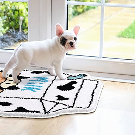 Feblilac Cute MilkBox Tufted Bath Mat - view 2